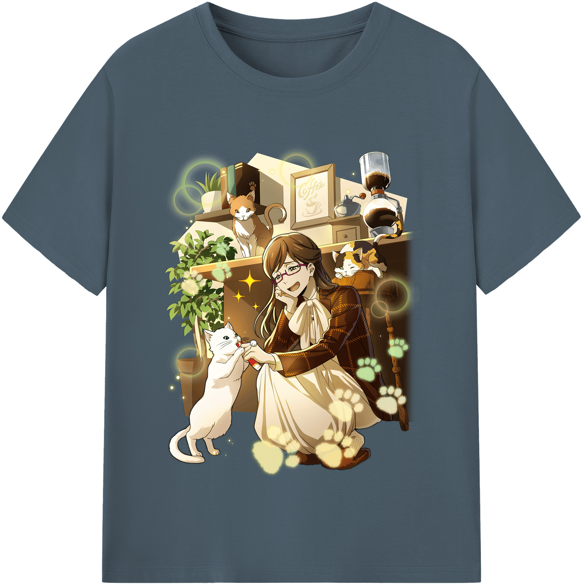 （画像用） 文豪ストレイドッグス Bungo Stray Dogs 綿100％半袖Tシャツ（フロントプリント）